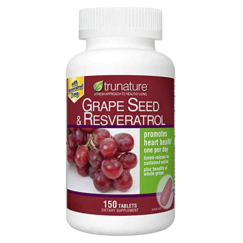 TruNature Grape Seed and Resveratrol Softgels, 250 Count