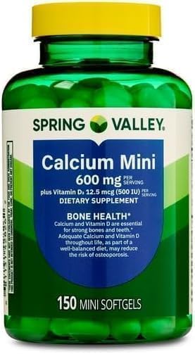 Generic Calcium Plus Vitamin D3 Softgels, 150 Count