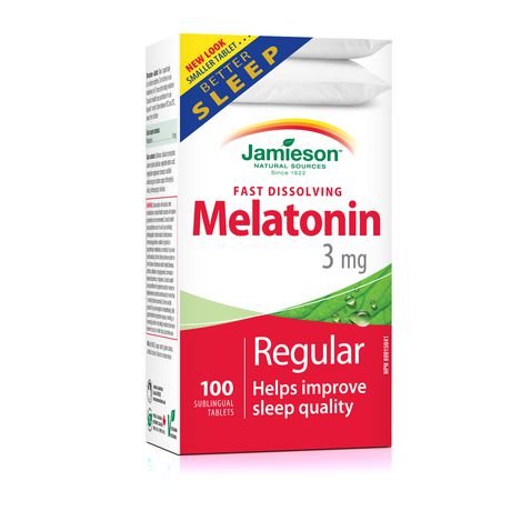 Unknown Melatonin 3 mg Tablets, 100 Tablets