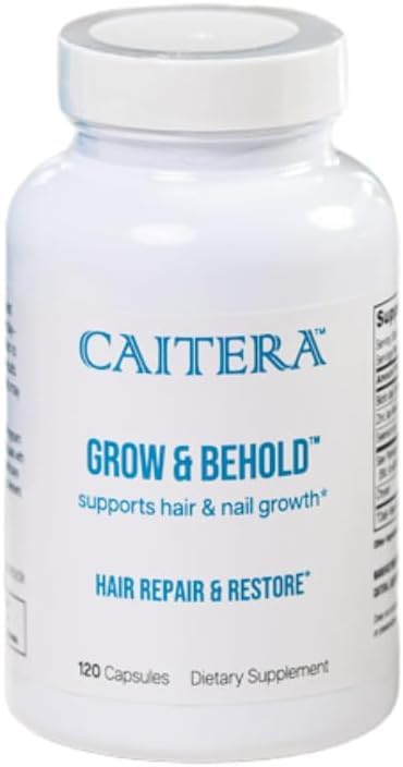 Caitera Grow & Behold Hair Supplement Capsules 120