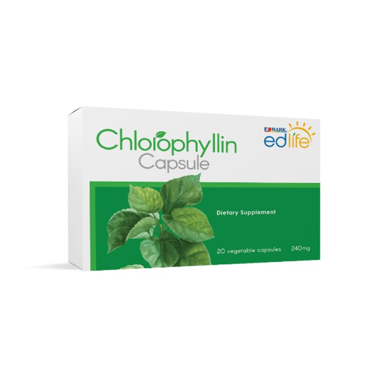 EDMARK EDLIFE Chlorophyllin 240mg Capsule, 20 Capsules