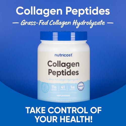 Nutricost Collagen Peptides Powder 1 lb