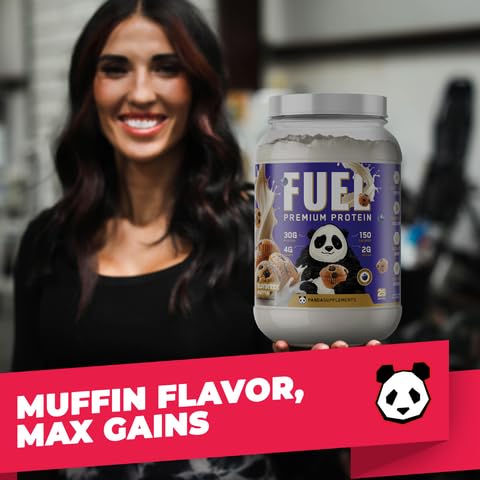 Underground Bio Labs Panda Fuel Premium Whey Protein Powder, 40 Servings
