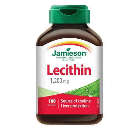 Jamieson Laboratories Lecithin 1200 mg Capsule, 100 Count