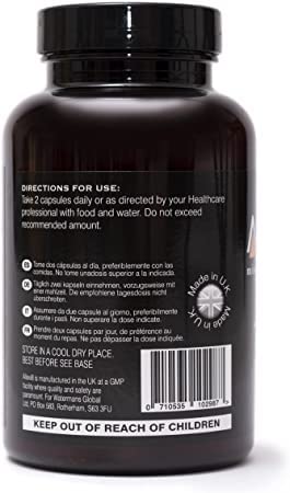 Watermans Allevi8 Curcumin Turmeric, Ginger, Frankincense, Vitamin D & Black Pepper Extract for Best Absorption - Daily Joint & Mental Health, Immune Health Support, 120 Capsules