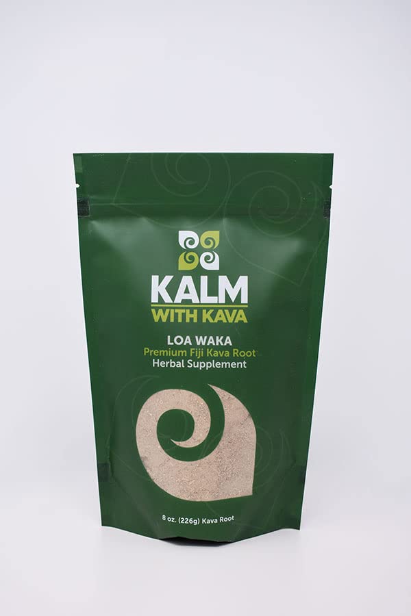 KALM Kava Loa Waka Traditional Grind Powder 16 Ounce