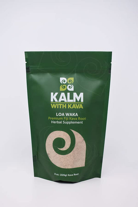 KALM Kava Loa Waka Traditional Grind Powder 16 Ounce