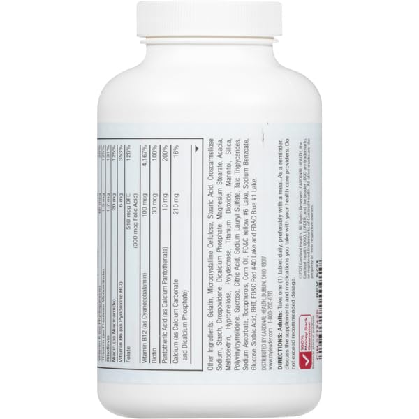Leader Men's 50+ Multivitamin Tablets, 200 Count