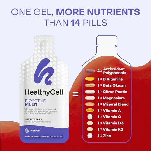 Healthycell Bioactive Multivitamin + Joint Health & Mobility Supplement for Men & Women Bundle Powder, 60