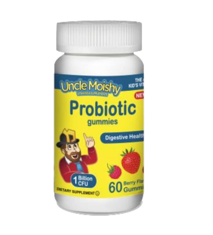 Uncle Moishy Vitamins Children's Probiotic Gummy 60 Count