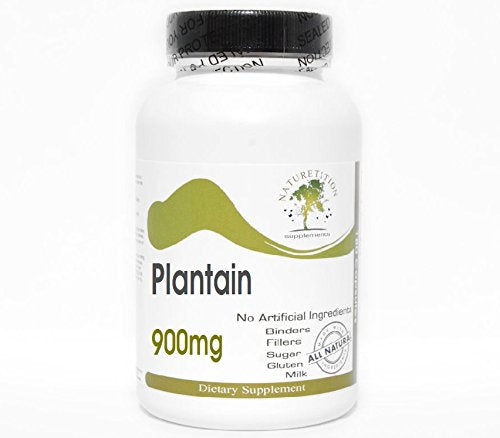 Naturetition Supplements Plantain 900mg 180 Capsules