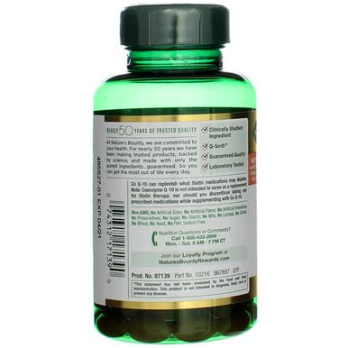 Nature's Bounty Co Q-10 200 mg Tablet, 160 Tablets