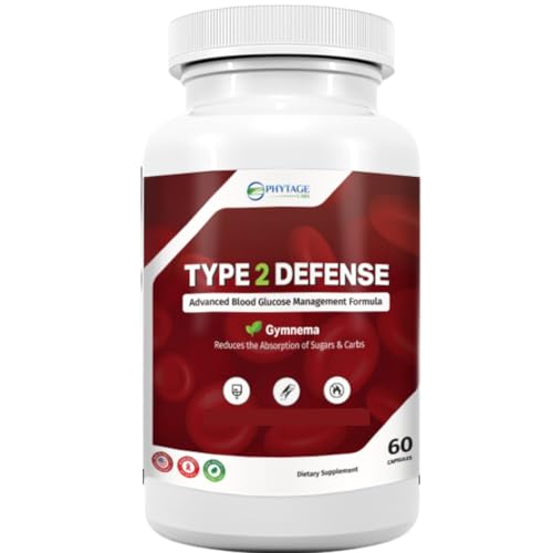 Phytage Labs Natural Blood Sugar Support Formula with Superfood Extracts and Minerals – Supports Natural Energy and Vitality Capsule, 60 Capsules