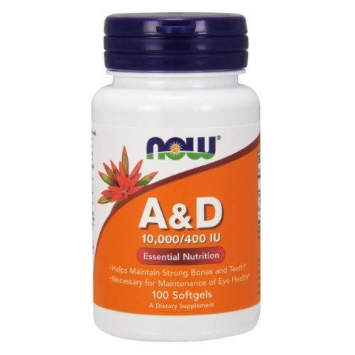 NOW Foods Vitamin A & D Softgels 400