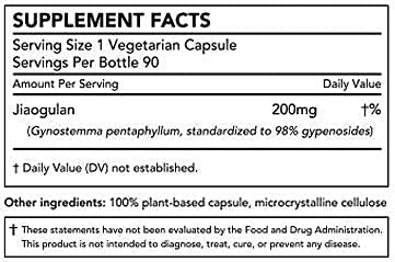 Nature Restore Jiaogulan Extract Supplement 90 Capsules