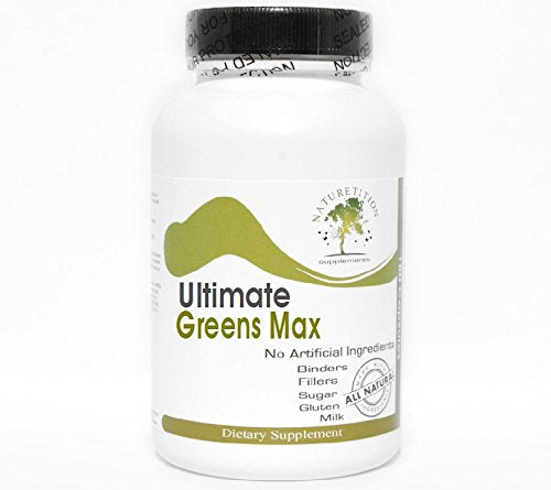 Naturetition Supplements Ultimate Greens Max - Kelp Bladderwrack Dulse Clubmoss Irish Moss Gentian Capsule 1