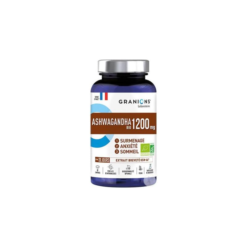 Granions KSM66 Ashwagandha Capsules, 90 Count