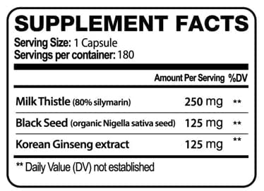 Health As It Ought To Be Liver Syn3rgy Supplement Capsules 180 Count