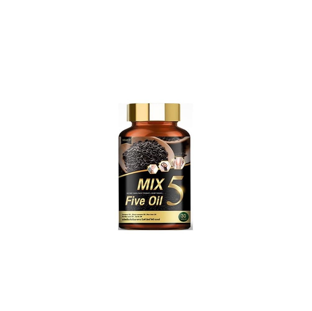 generic BEAN'P 5 Mix Five Oil Capsules, 30 Count