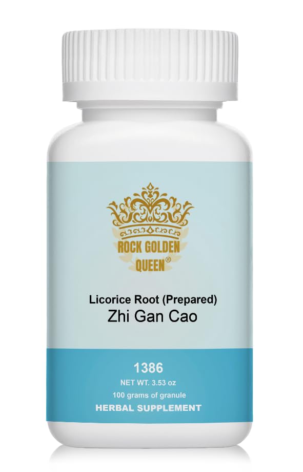 Rock Golden Queen Zhi Gan Cao Licorice Root (Prepared) Powder, 3.53 oz