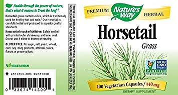 Nature's Way Horsetail Grass 400 mg Capsules, 300 Count