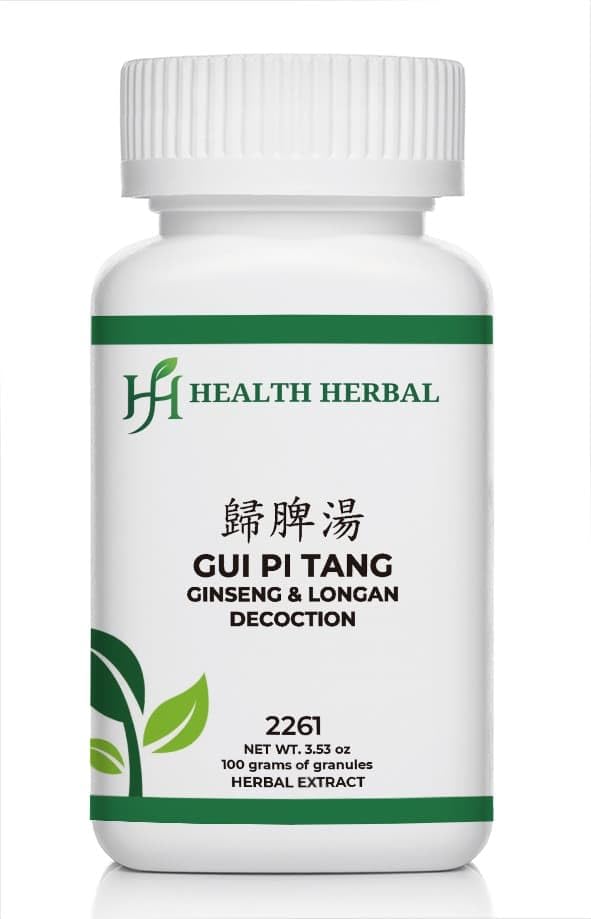 Health Herbal GUI Pi Tang/Ginseng & Longan Decoction Granule Powder, 3.53 Ounce