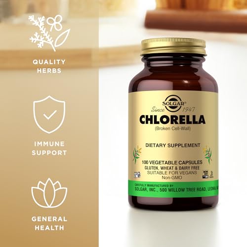 Solgar Chlorella 520mg Capsules 100