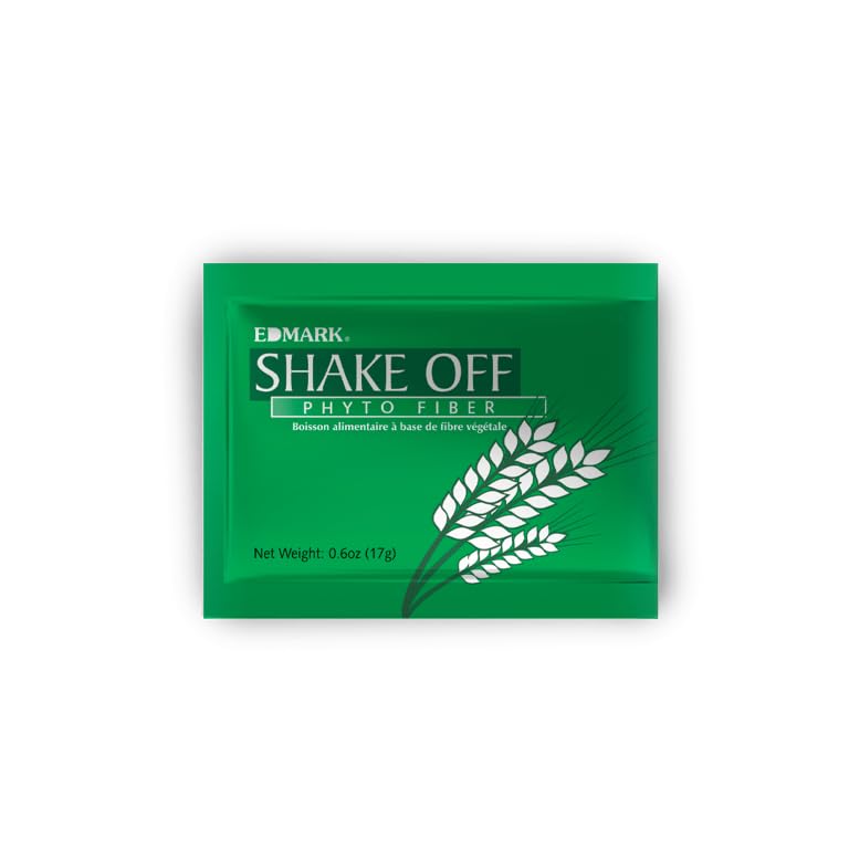 EDMARK Shake Off Phyto Fiber Drink Pandan Flavor Powder, 12 Sachets