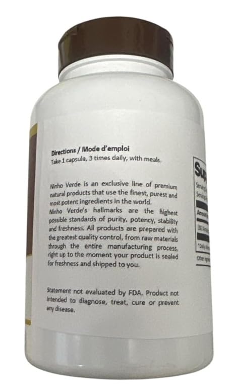 Generic Cat’s Claw (Unha de Gato) 120 Capsules