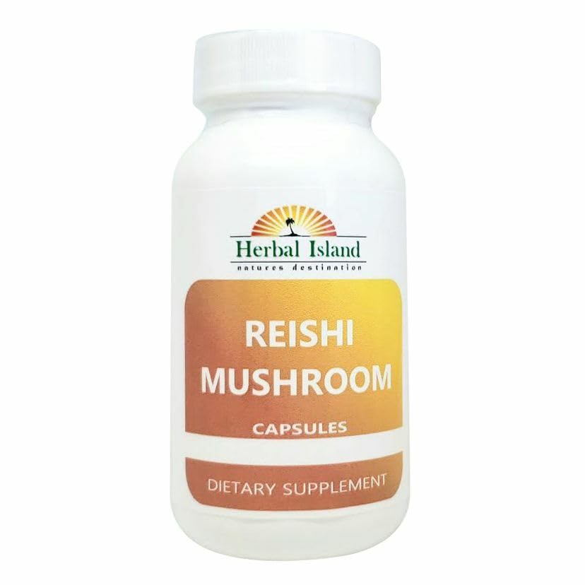 Generic Reishi Mushroom Powder (Ganoderma lucidum) Capsules, 1 Count