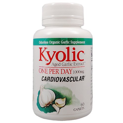 Kyolic Aged Garlic Extract One Per Day Caplets, 60 Count