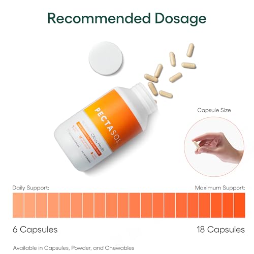 EcoNugenics PectaSol Modified Citrus Pectin 454g Powder + 270 Capsules