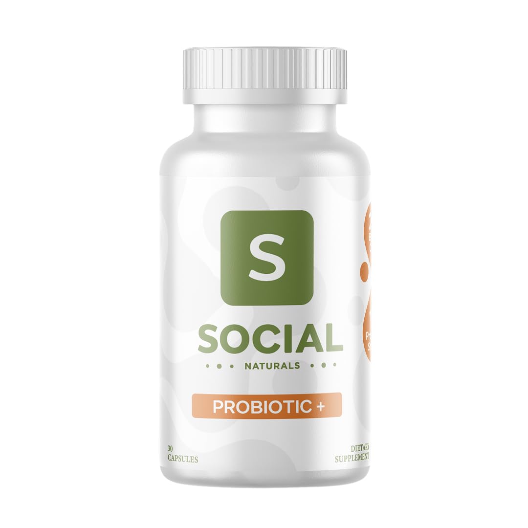 Social Naturals Daily Probiotic Capsule, 30 Count