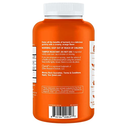 Qunol Turmeric 500mg Gummy 200 Count
