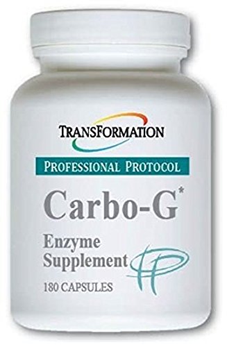 TRANSFORMATION Carbo-G High Potency Enzyme Blend with Probiotics & Herbs, 180 Capsules
