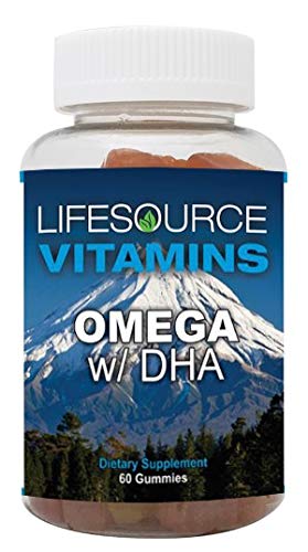 LifeSource Vitamins Omega 3,6,9 w/DHA 60 Gummies