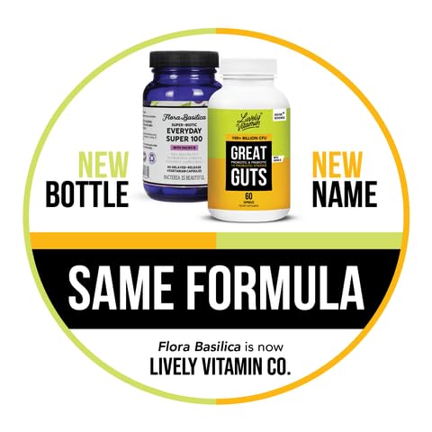 LIVELY VITAMIN CO Great Guts Probiotic Capsule 60 Capsules
