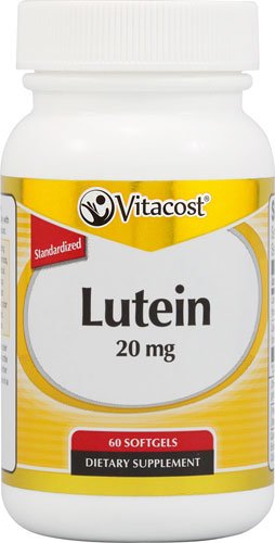 Vitacost Lutein 20 mg with Zeaxanthin Featuring FloraGlo Lutein Softgel 60