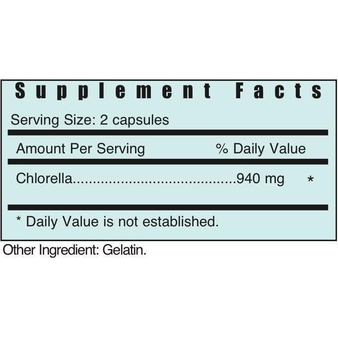 Systemic Formulas REL-Chlorella Capsule 60 Count