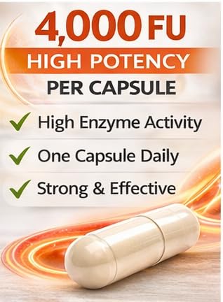 Elevated Nutrition Nattokinase 4,000 FU per Capsule, 120 Count
