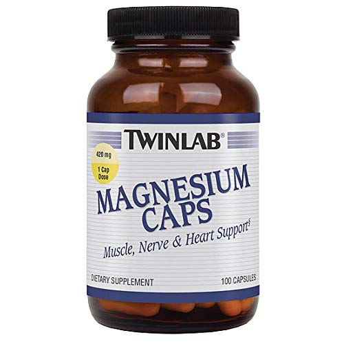 Twinlab Magnesium Capsules 420 mg, 100 Capsules
