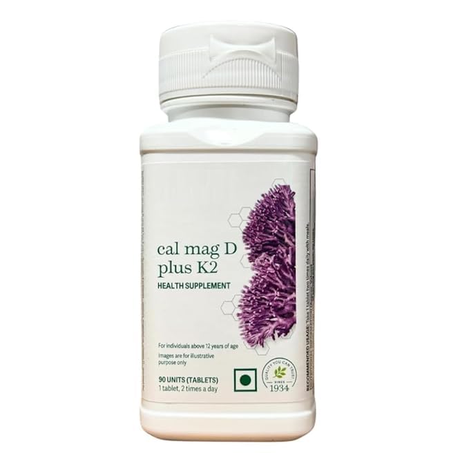 Rang Bliss Cal Mag D Plus K2 Health Supplement Tablets, 90 Count