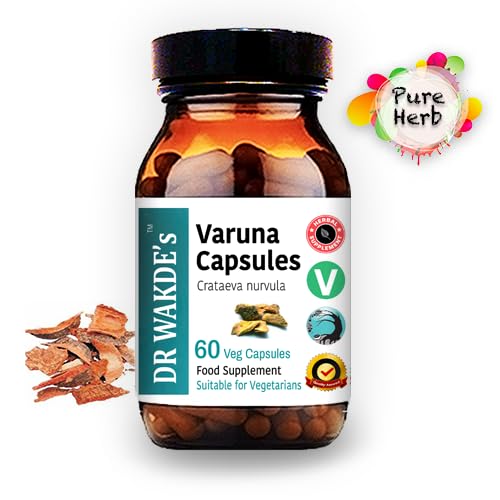 DR WAKDE's Varuna Capsules (Crataeva nurvula) 500mg, 1 Count