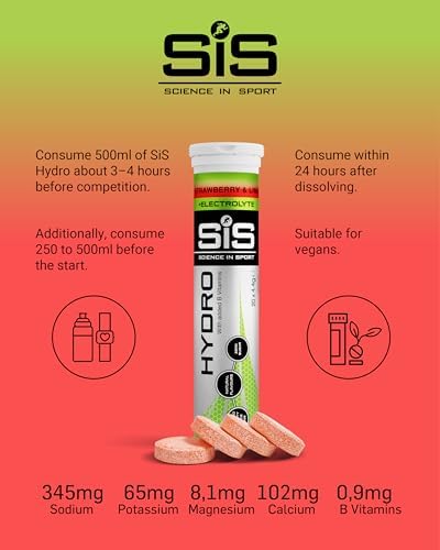 Science in Sport SiS Hydro Tablets - Electrolyte Hydration Tablets, Tablet, 8