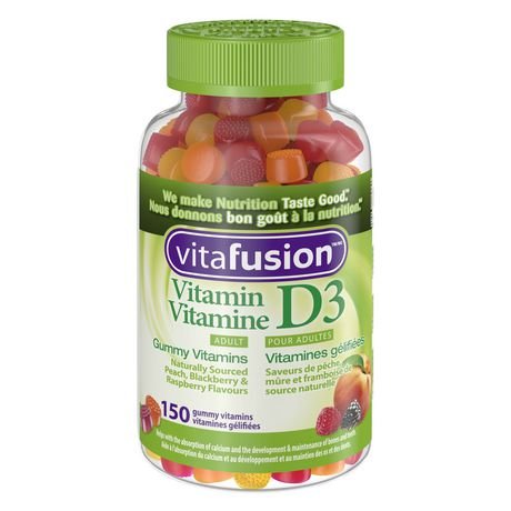 Vitafusion Vitamin D3 Adult Gummy Vitamins, 150 Gummies