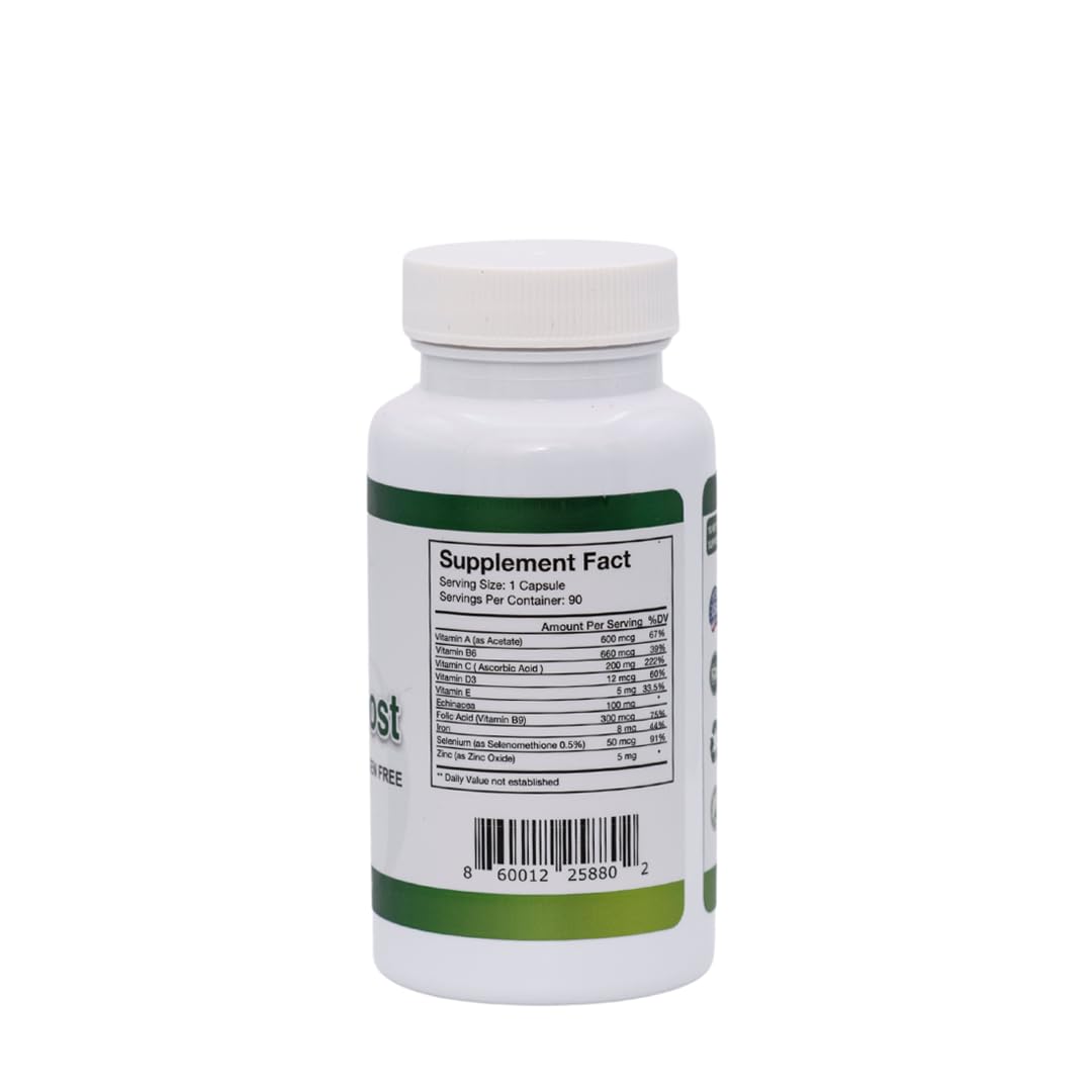 GG Natural Vitamins Immune Boost Nutritional Supplement 90 Capsules