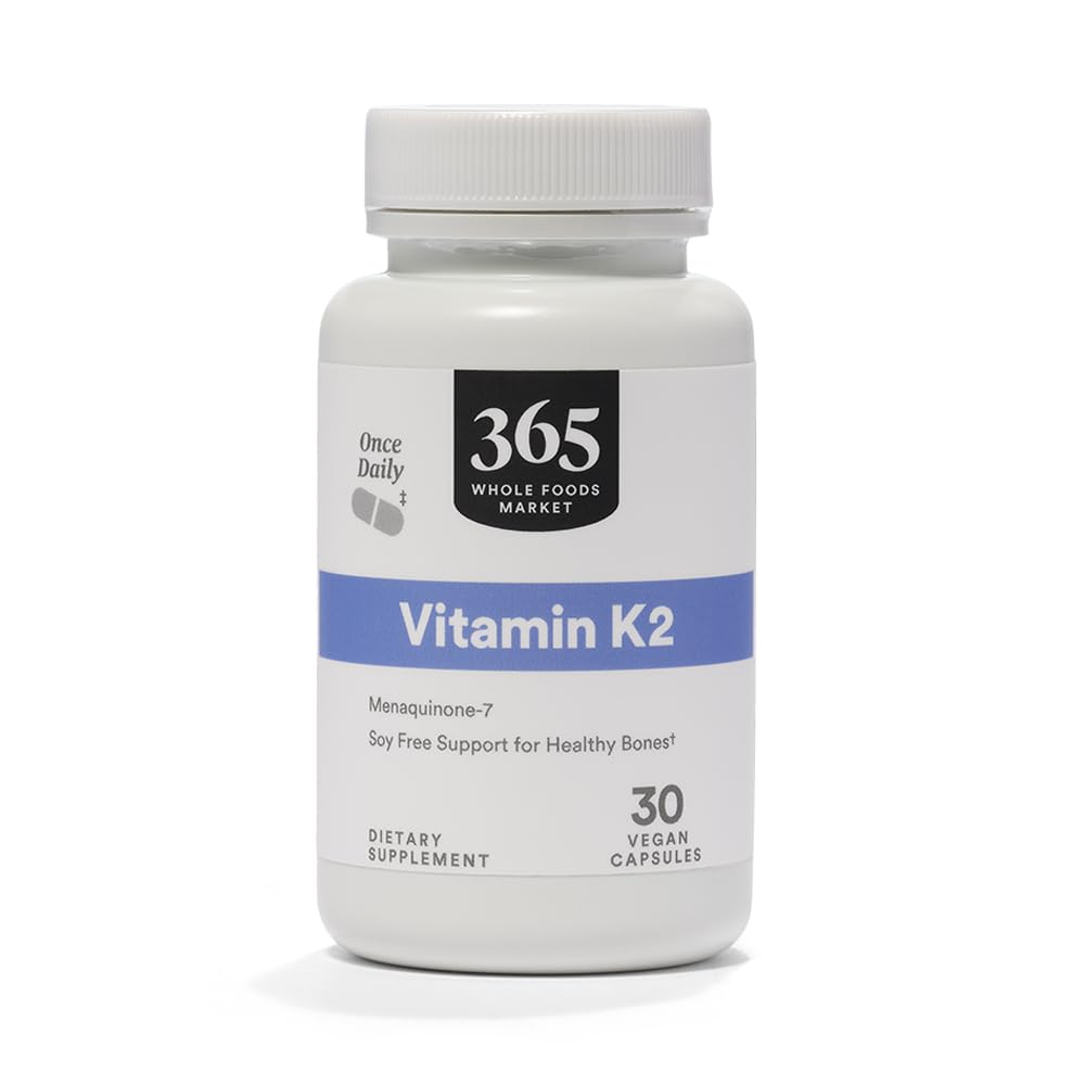 365 by Whole Foods Market Vitamin K2 Capsule, 30 Count