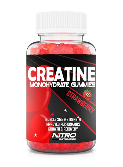 Nitro Fight Wear Creatine Monohydrate Gummy, 60 Count