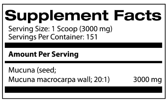 Samsara Herbs Mucuna Pruriens Powder 16 oz