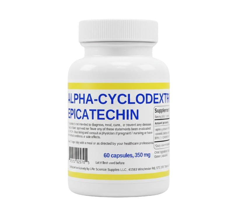 Albochemicals Alpha-Cyclodextrin - Epicatechin, 350 mg, Capsules 60